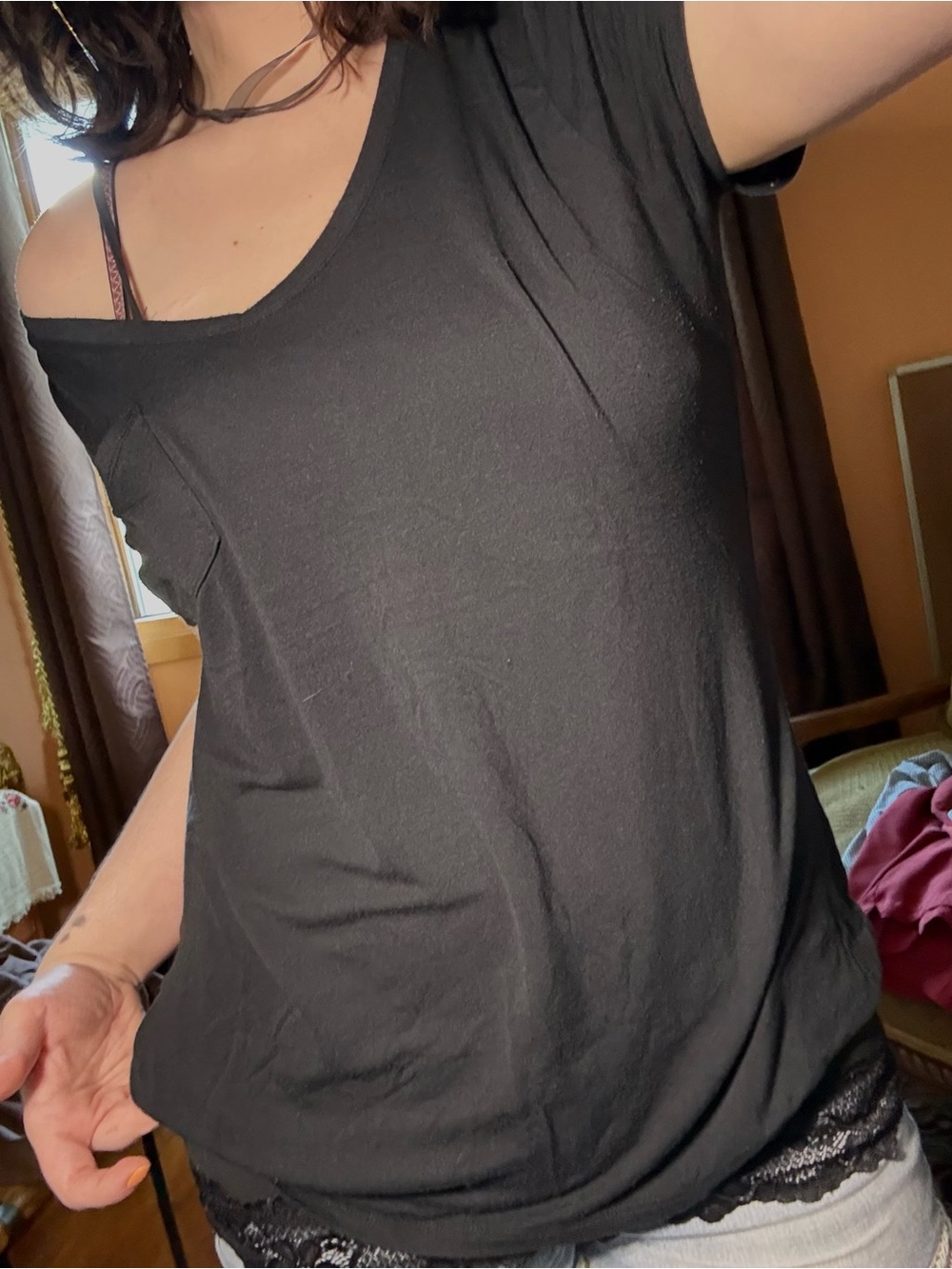 Prana Black Tee
